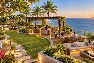 Garden & BBQ Area at Danube Shahrukhz Residences